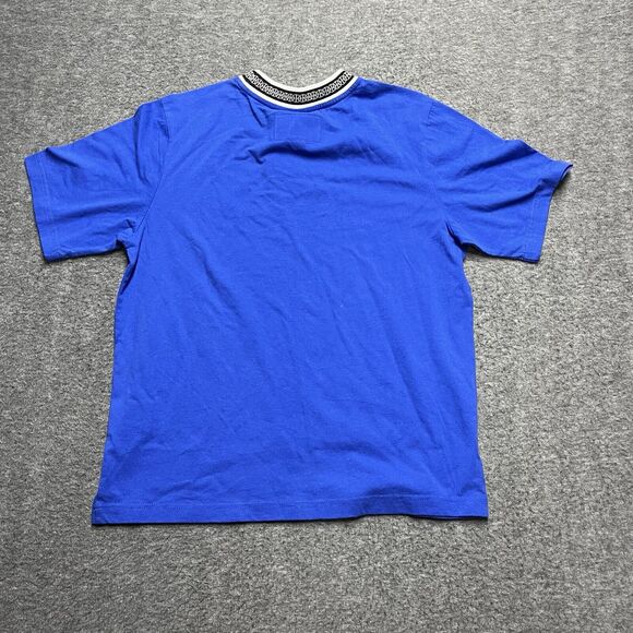NWT All City by Just Don Shirt Mens Small Blue Tee Streetwear Casual Logo Patch - Picture 6 of 8